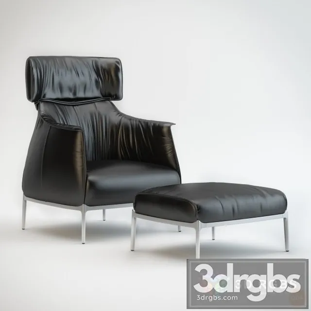 Archibald King Armchair 3D Model Free