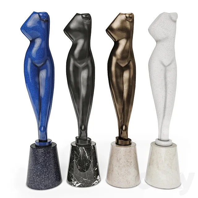 Archipenko Alexander Torso Sculpture 3DModel