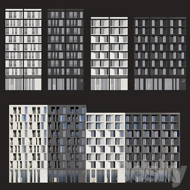 Architectural facades Free Download