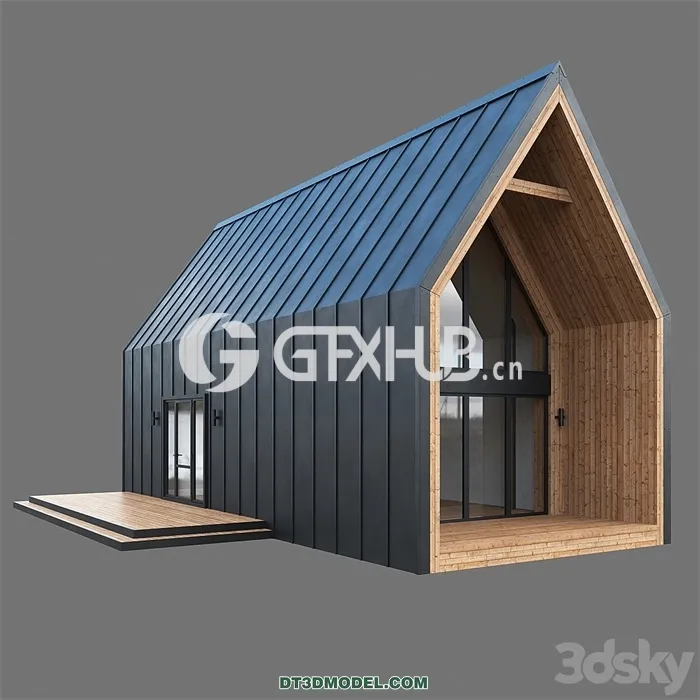Architecture - Building - Barn house 04