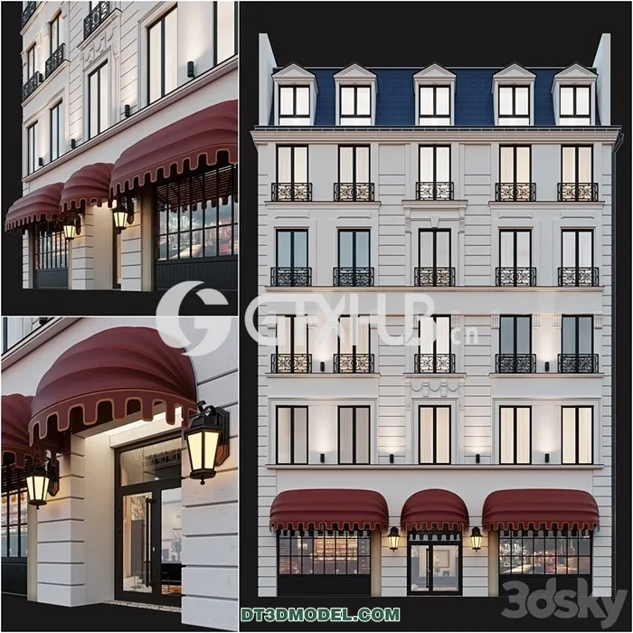 Architecture - Building - Classic hotel facade