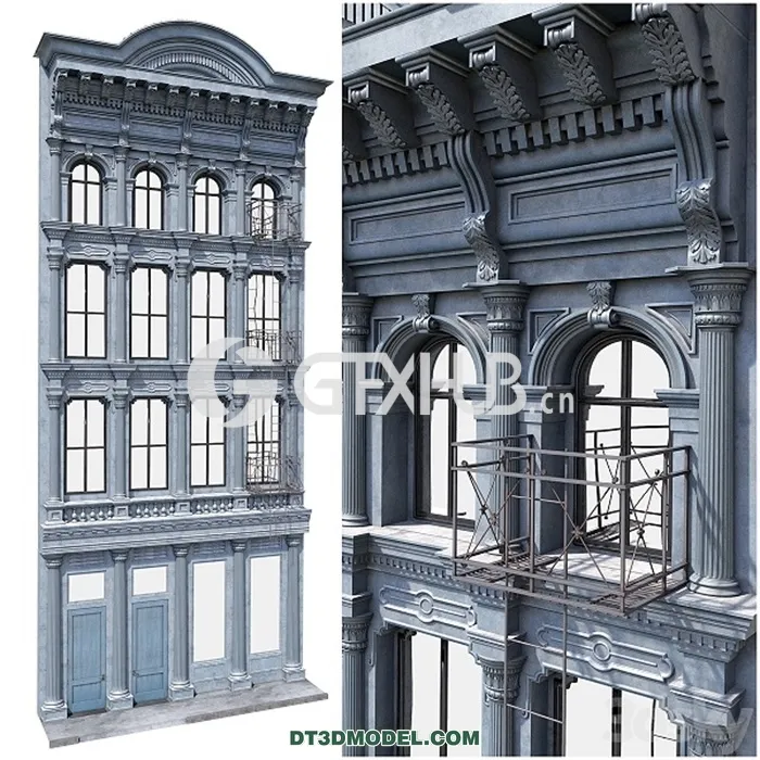 Architecture - Building - Fasad Set 1