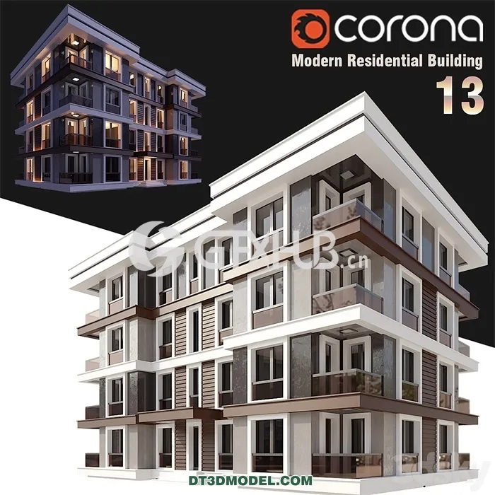 Architecture – Building – Modern Residential Building 013