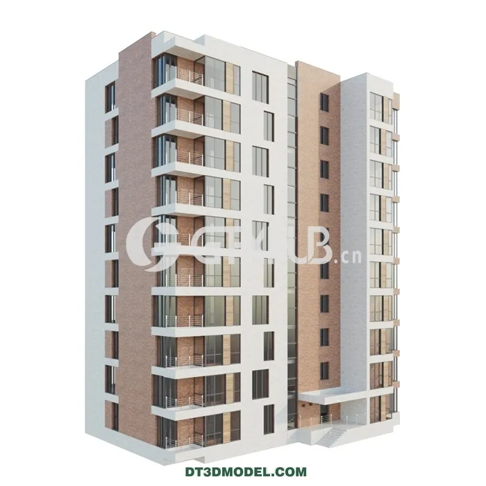 Architecture - Building - Multi-storey residential building 1