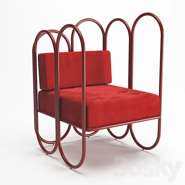 Arco armchair 3D Model