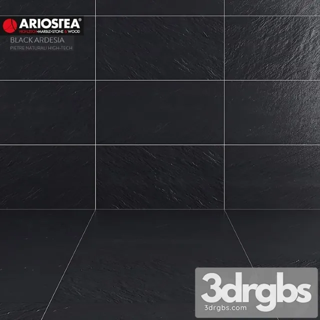 Ardesia pietre naturali high-tech black 3D Model Free