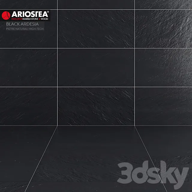 Ardesia Pietre Naturali High-tech black 3D Model