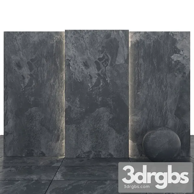 Ardosia Dark Stone 3D Model Free