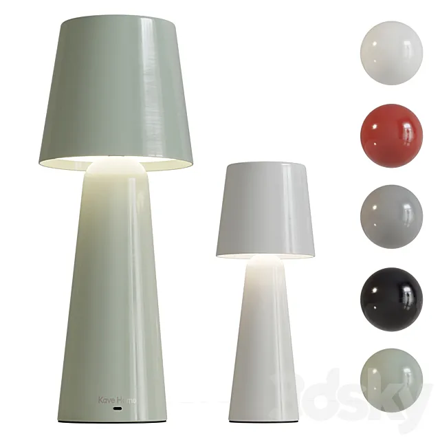 Arenys Wireless Lamp by Kave Home 3D Model