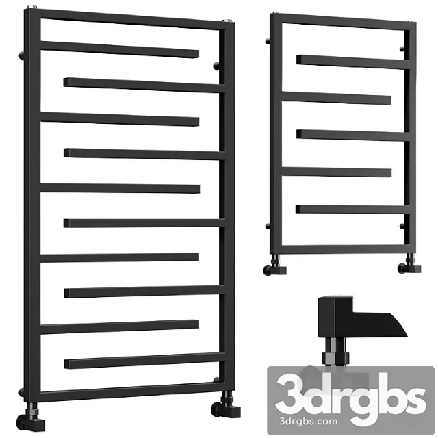 Arezzo anthracite 1380 x 600mm designer towel rail