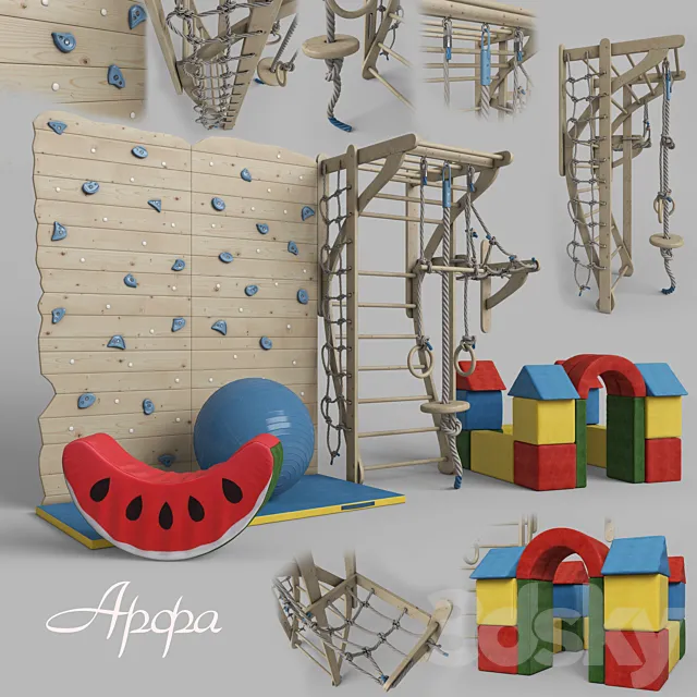 Arfa Sports Complex 3D Model