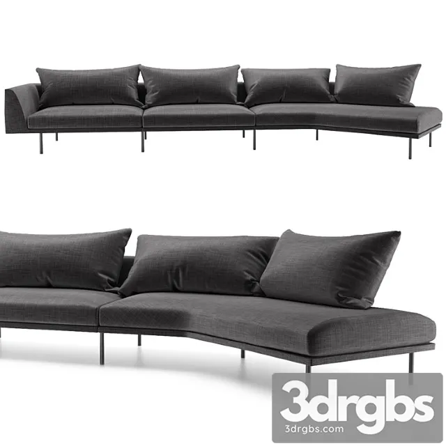 Arflech Bel Air Sofa 3D Model Free