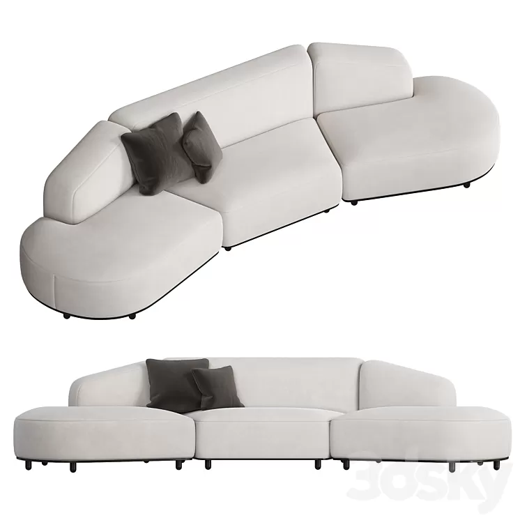 arflex Arcolor sofa 3D Model Free