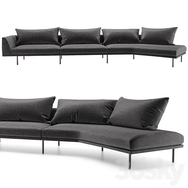 Arflex Bel Air sofa 3DModel