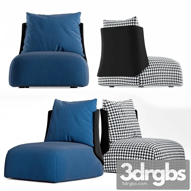 Arflex butterfly armchair 3D Model Free