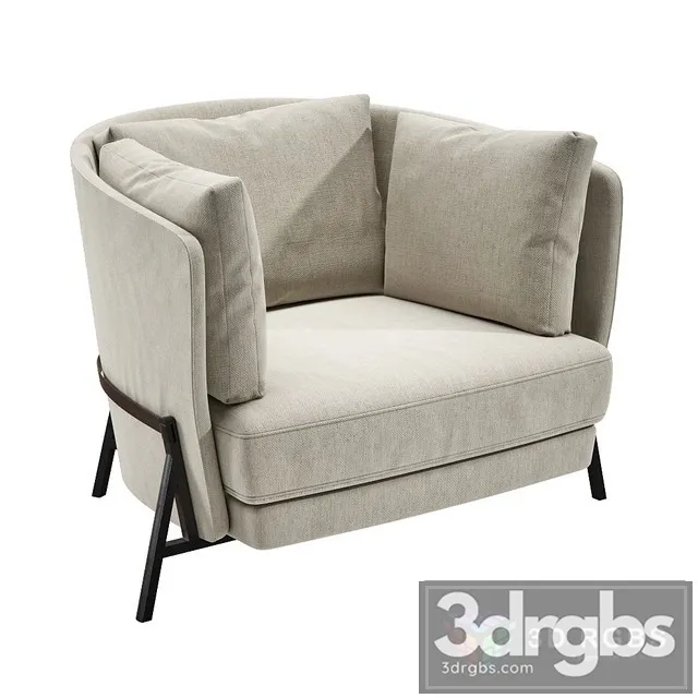 Arflex Cradle Armchair 3D Model Free