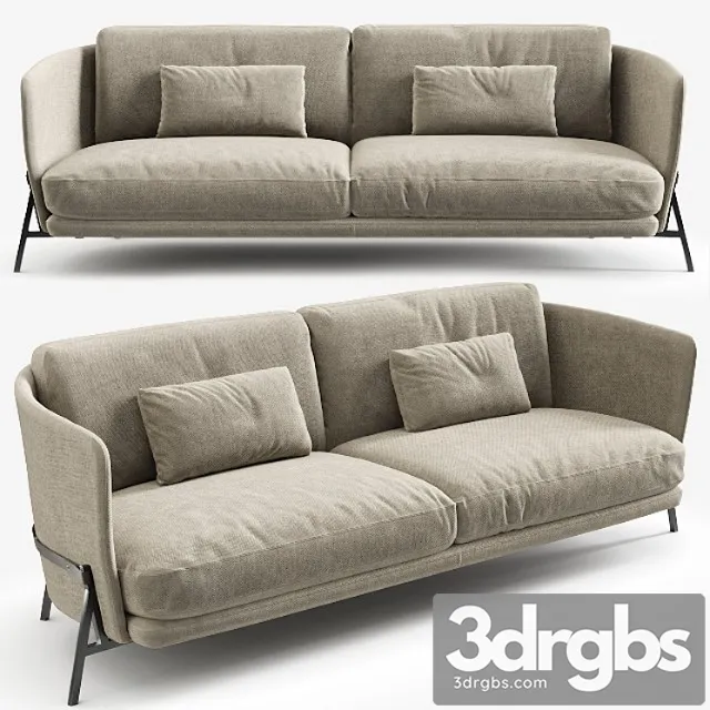 Arflex cradle sofa 2 3D Model Free