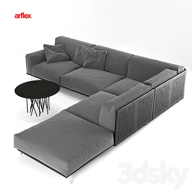 Arflex Frame corner 3D Model