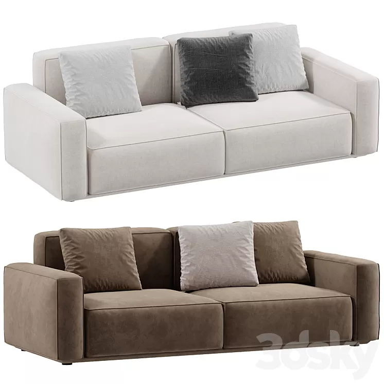 Arflex Marechiaro Sofa 3D Model Free