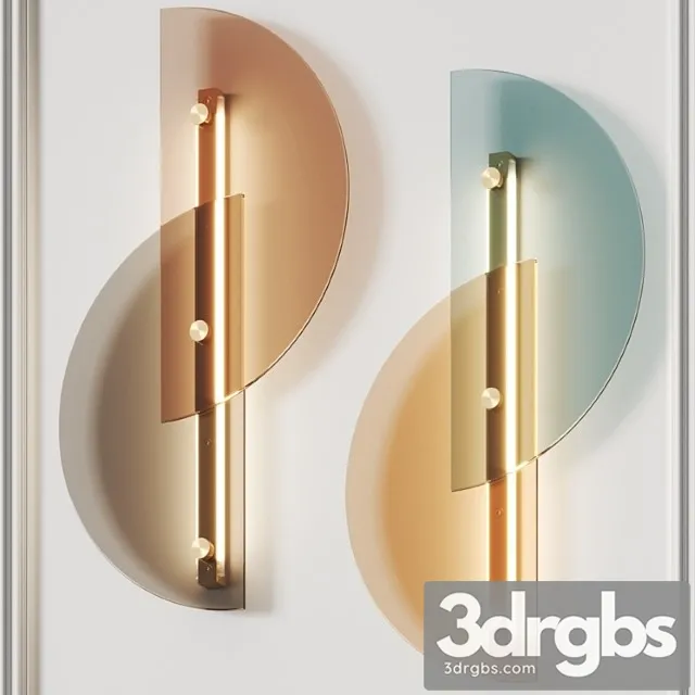 Arflex Papillon Wall Lamp 3D Model Free