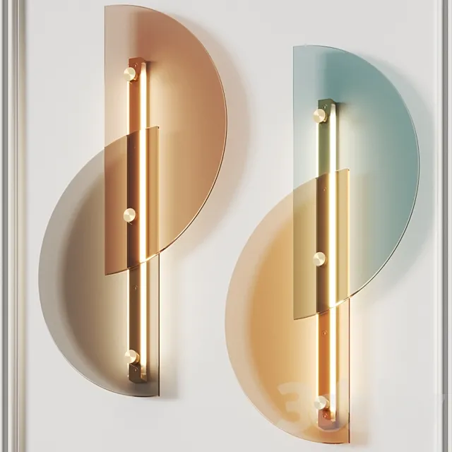 Arflex Papillon Wall Lamp 3D Model