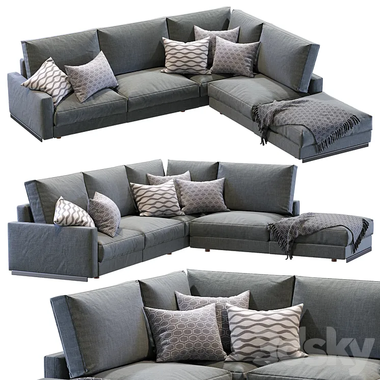 Arflex Rendez Vous Sofa 3D Model Free
