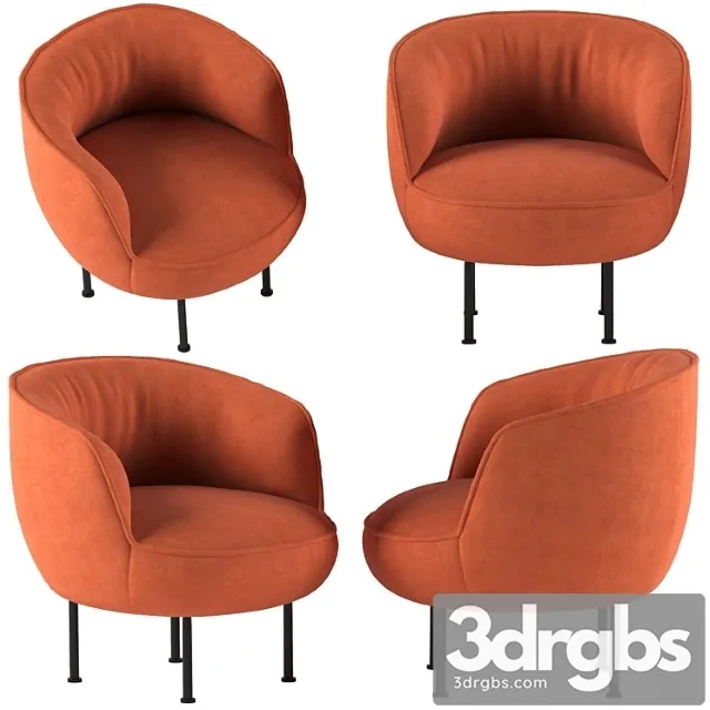 Arflex sappli armchair 3D Model Free
