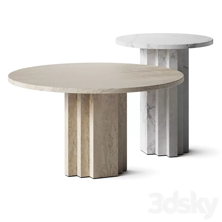 Arflex Scalea Coffee Tables 3D Model