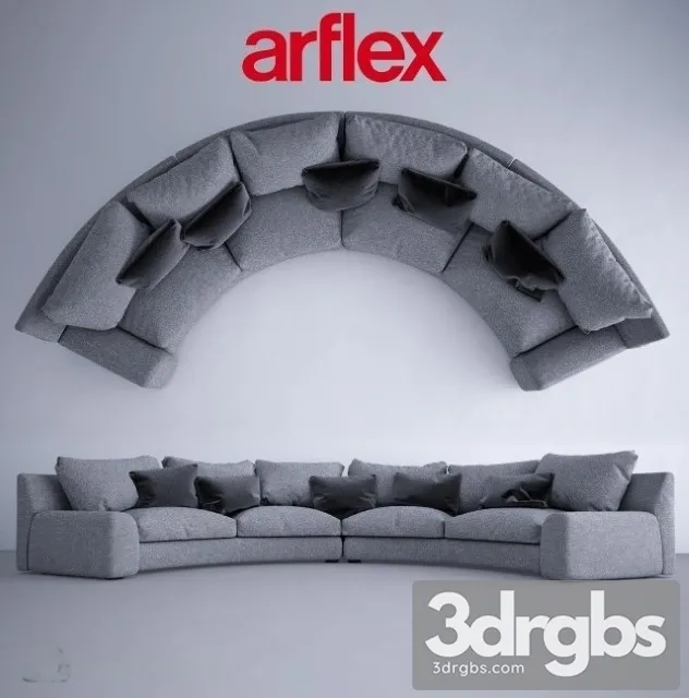 Arflex Sofa 01 3D Model Free
