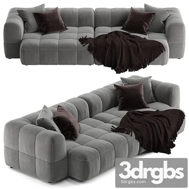 Arflex Strips Sofa 3 3D Model Free