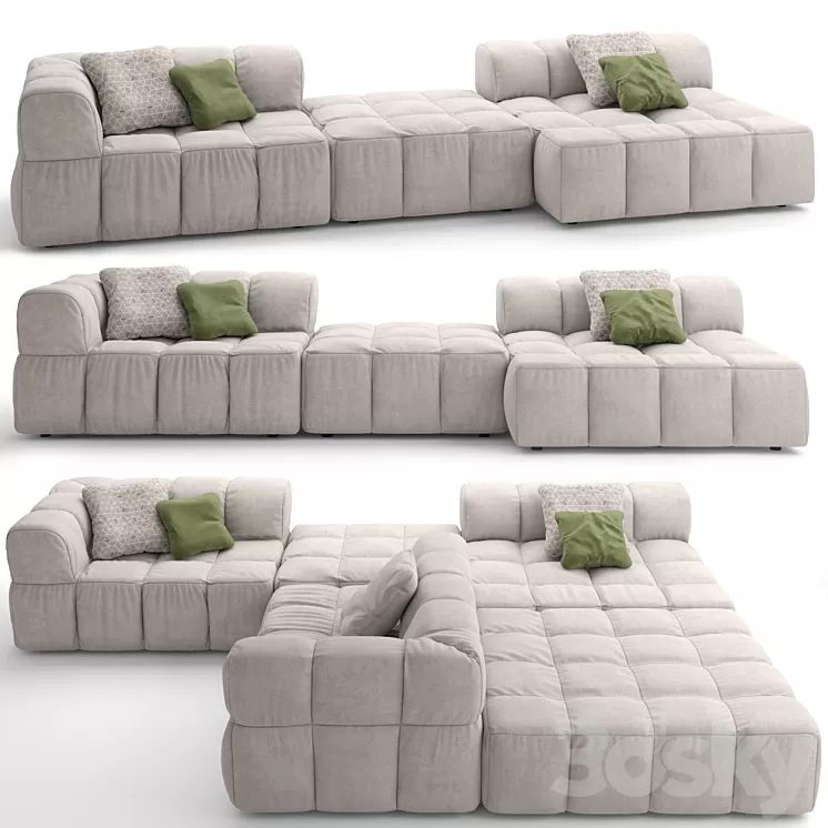 Arflex Strips System Sofa 3D Model Free