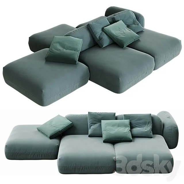 Arflex Tokio (corona7 + vray) 3D Model