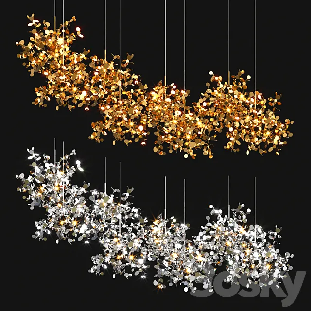 Argent terzani coins Silver Gold 3D Model