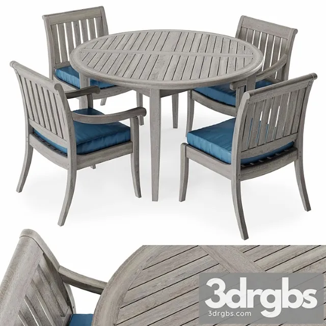 Argento side chairs 2 3D Model Free