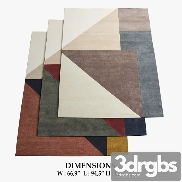 Arguto rugs 165 3D Model Free