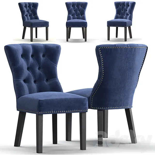 Arhaus Alexis Dining Chair 3D Model