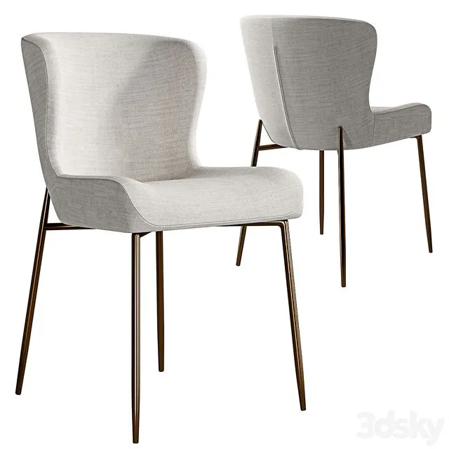 Arhaus Kirsten Dining Chair 3D Model