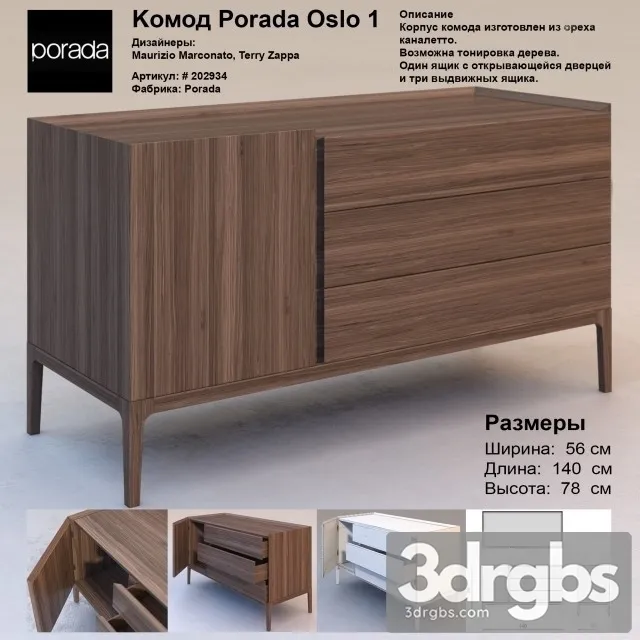 Arhiv Porada Oslo 1 3D Model Free