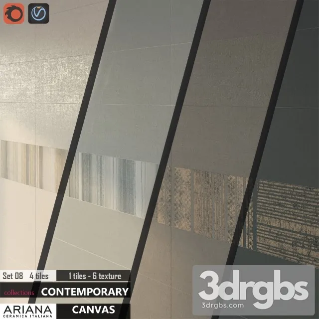 Ariana Canvas Set 08 3D Model Download