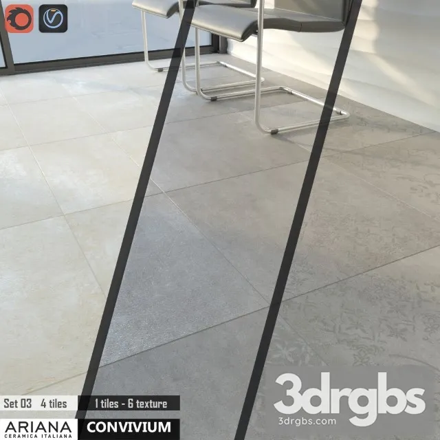 Ariana Convivium Set 03 3D Model Free