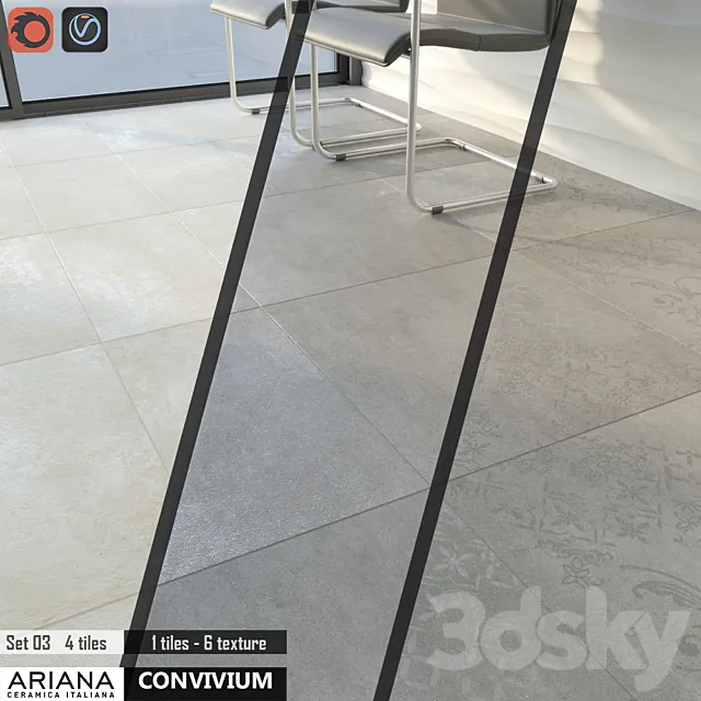 ARIANA CONVIVIUM Set 03 3D Model