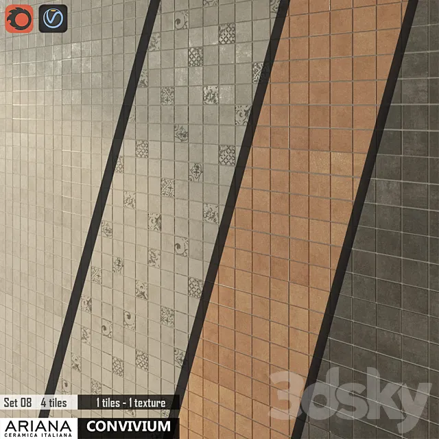 ARIANA CONVIVIUM Set 08 3D Model