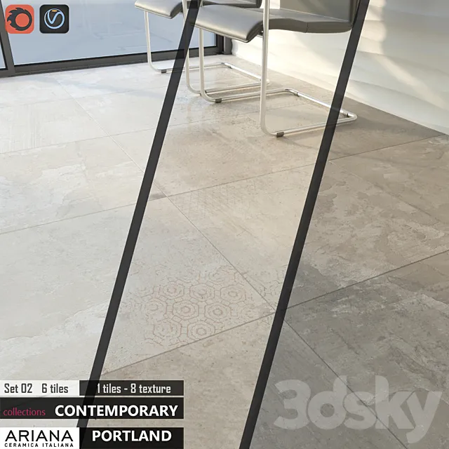 ARIANA PORTLAND Set 02 3D Model