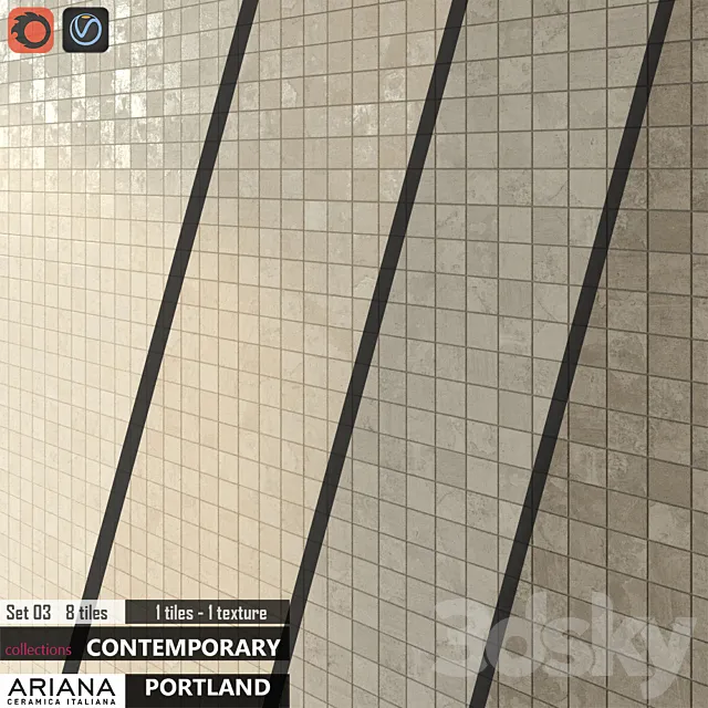 ARIANA PORTLAND Set 03 3D Model