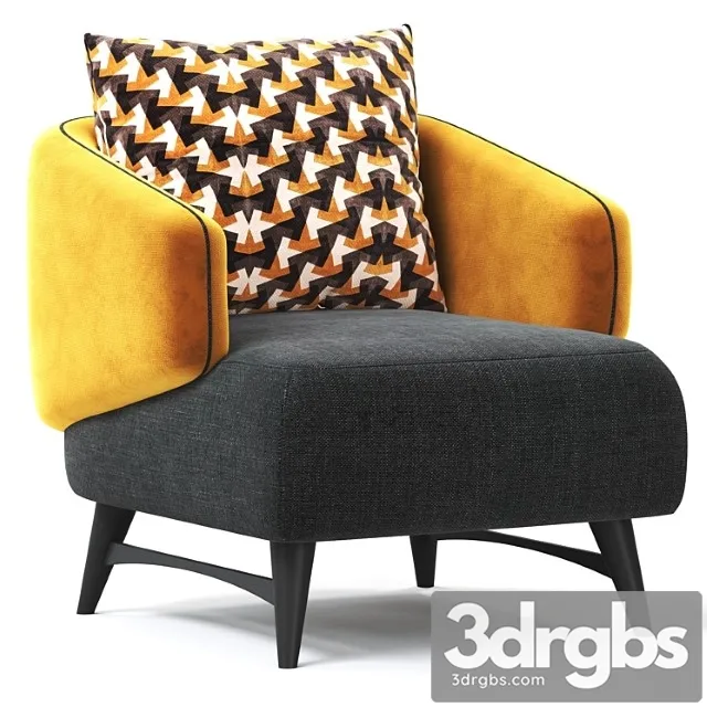 Aries Armchair 3D Model Free