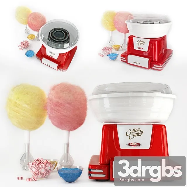 Ariete cotton candy 2 3D Model Free