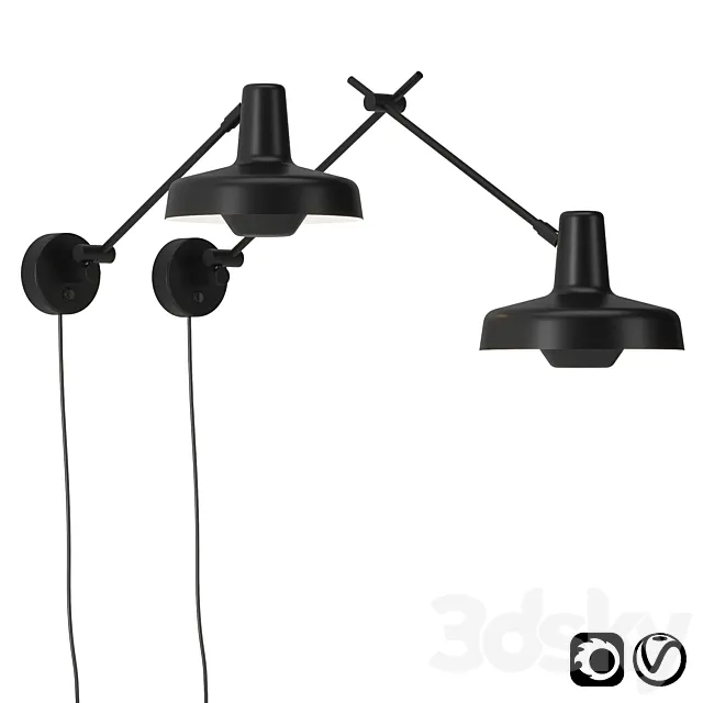 Arigato AR-W Lamps by Grup 3D Model