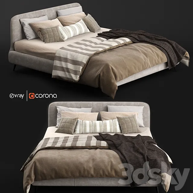 Aris Bed by Ditre Italia 3DModel