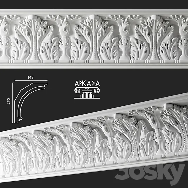 ARKADA Karniz K-9 3DModel