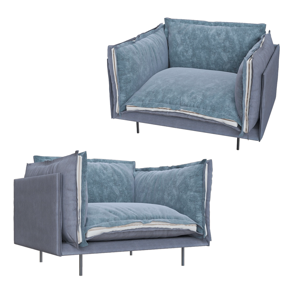 Arketipo - Armchair Auto Reverse 3D Model